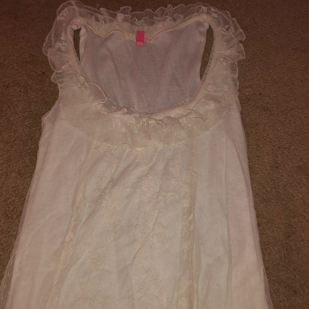 White embroidered dress